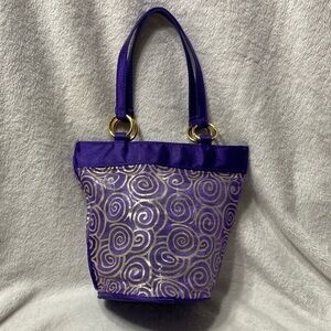 American Vintage Kid's Purple and Gold Bag